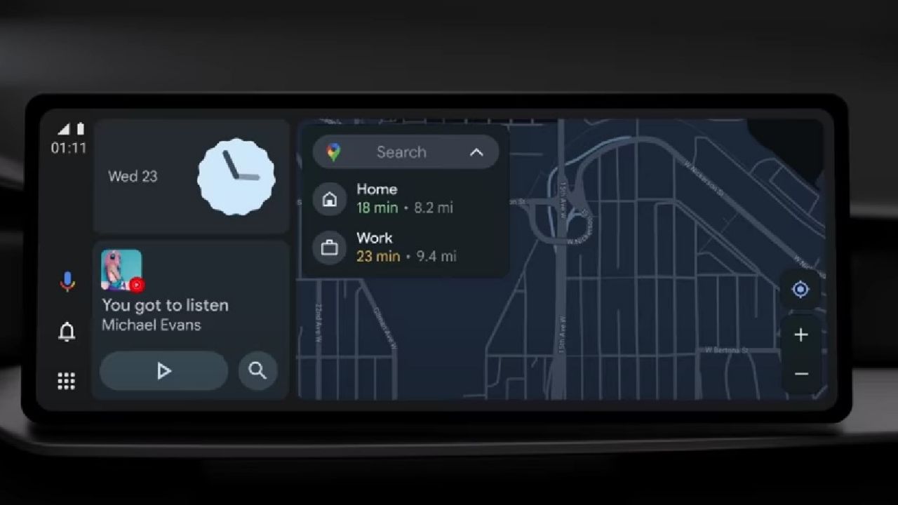 Android Auto UI