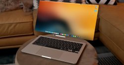 Bir YouTuber, ‘çerçevesiz’ bir MacBook yaptı