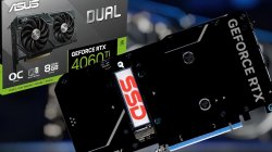 Ekran kartı vs SSD bir arada! Asus’tan SSD’li RTX 4060 Ti