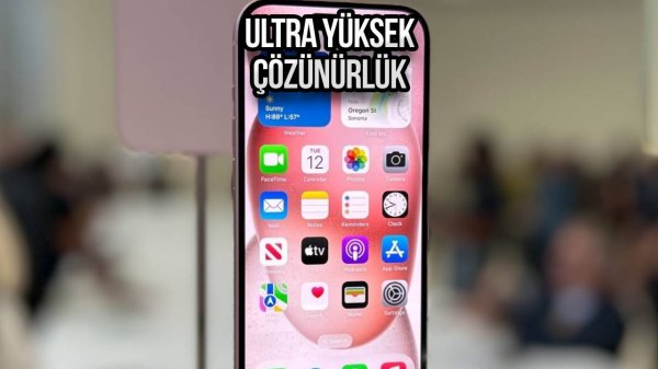 Gerçekten daha gerçek: Bu ekran, 30 iPhone 15 çözünürlüğünde!