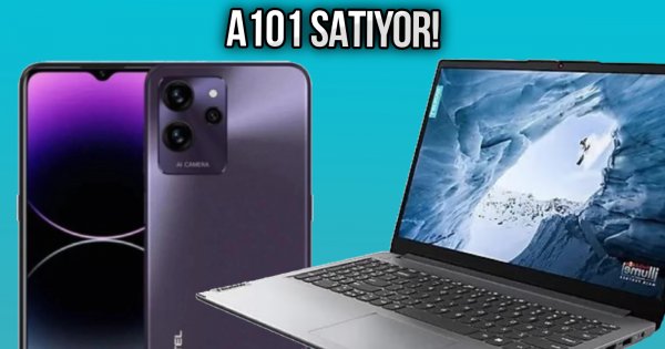 Öğrenciler buraya! A101, vergisiz telefon ve bilgisayar satıyor