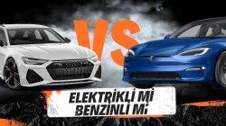 Patron kim belli oldu: Elektrikli Tesla S Plaid ve benzinli Audi RS6 0-300 yarışı!