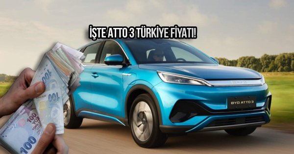 Tesla’dan çok sattı! İşte BYD Atto 3 Türkiye fiyatı!