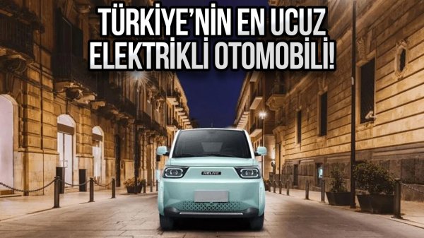 Türkiye’nin en ucuz elektrikli otomobili satışa çıktı: İşte lansman fiyatı ve özellikleri!